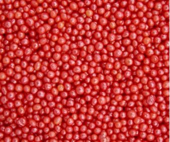 Picture of RED MINI SUGAR PEARLS X 1G MINIMUM 50G